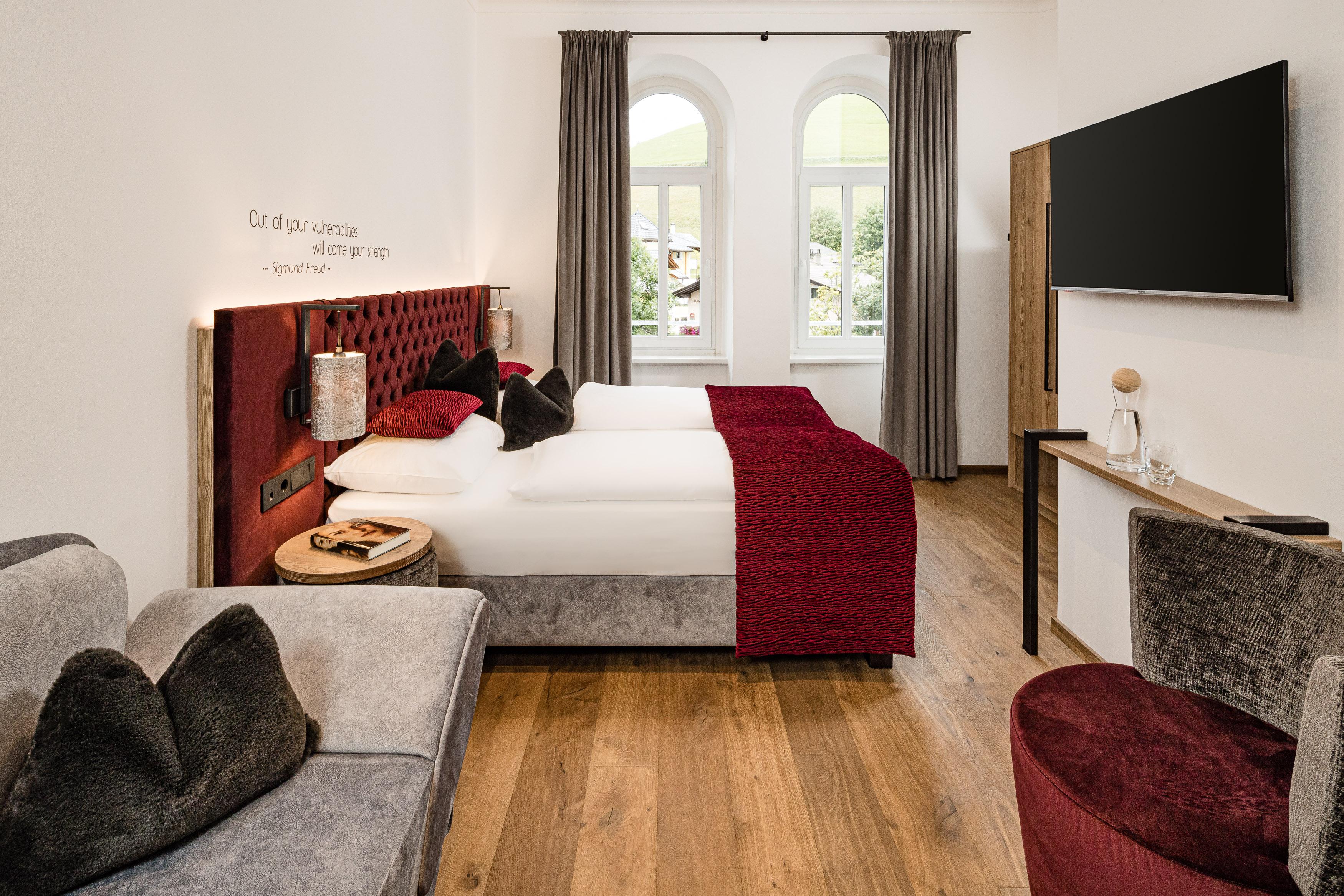Grand Hotel Wolkenstein Selva di Val Gardena Bagian luar foto